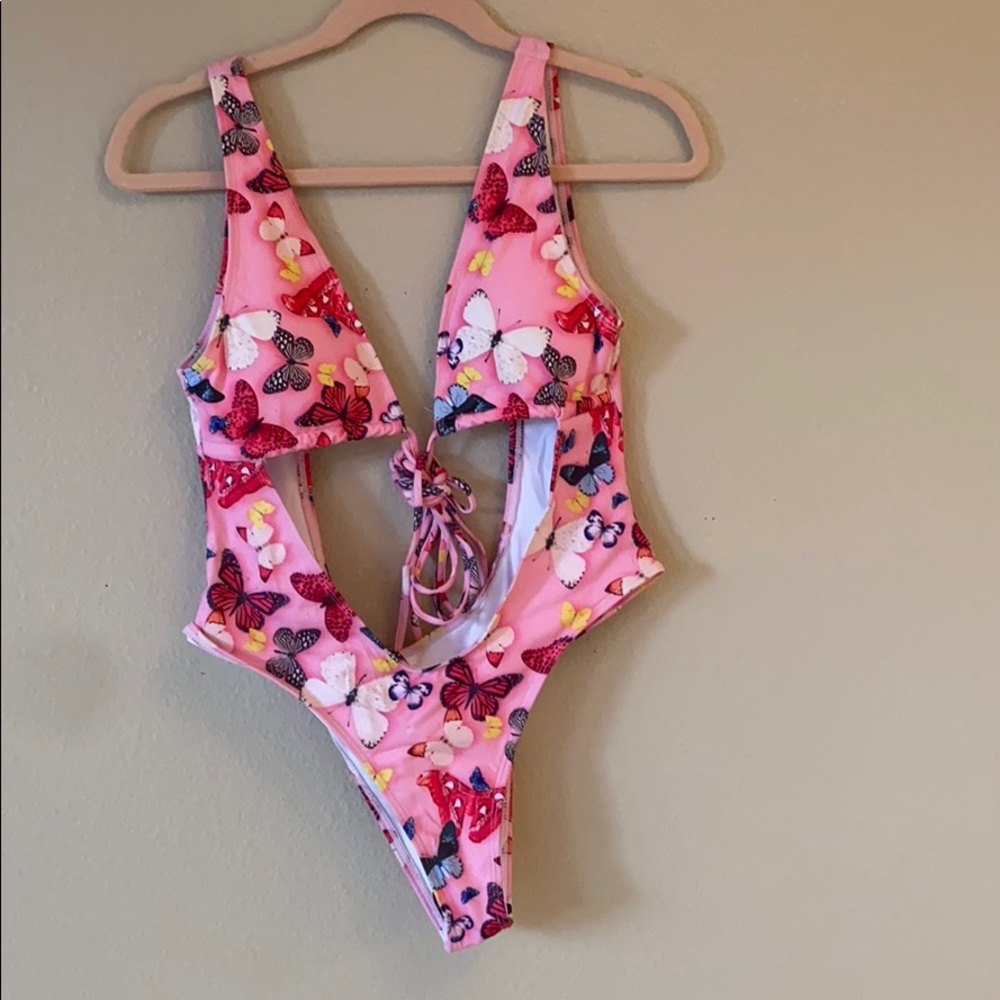 butterfly one piece swimsuit